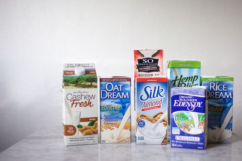 Dairy Free nut milks comparison